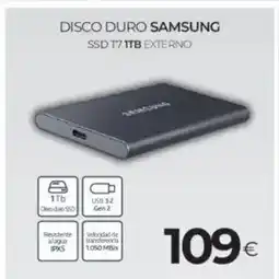 Tien 21 SAMSUNG Disco duro ssd t7 1tb externo oferta