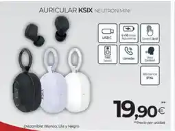 Tien 21 KSIX Auricular neutron mini oferta