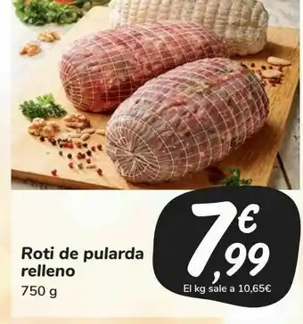 Carrefour Market Roti de pularda relleno oferta
