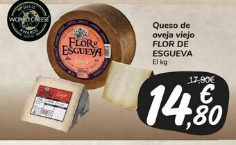 Carrefour Market Queso de oveja viejo flor de esgueva oferta