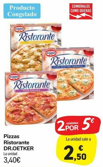 Carrefour Market Pizzas ristorante dr.oetker oferta