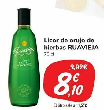 Carrefour Market Licor de orujo de hierbas ruavieja oferta