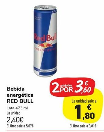 Carrefour Market Bebida energética red bull oferta