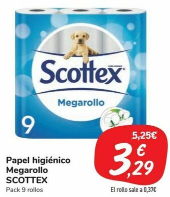 Carrefour Market Papel higiénico megarollo scottex oferta