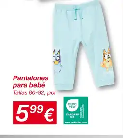 KIK Pantalones para bebé oferta