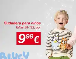 KIK Sudadera para niños oferta