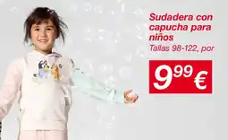 KIK Sudadera con capucha para niños oferta