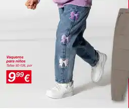 KIK Vaqueros para niños oferta