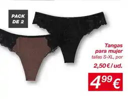 KIK Tangas para mujer oferta