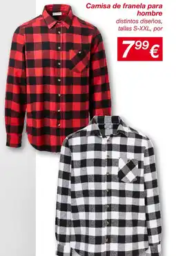 KIK Camisa de franela para hombre oferta