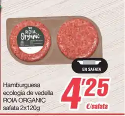SPAR Fragadis ROIA ORGANIC Hamburguesa ecologia de vedella oferta