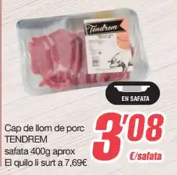 SPAR Fragadis TENDREM Cap de llom de porc oferta