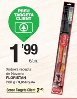 SPAR Fragadis FLORISTAN Xistorra recepta de Navarra oferta