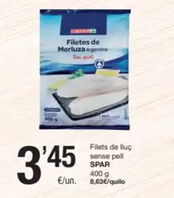 SPAR Fragadis SPAR Filets de lluç sense pell oferta
