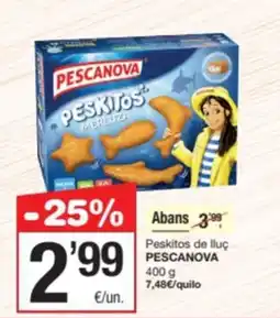 SPAR Fragadis PESCANOVA Peskitos de lluçp oferta