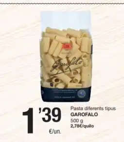 SPAR Fragadis GAROFALO Pasta diferents tipus oferta