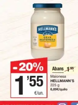 SPAR Fragadis HELLMANN'S Maionesa oferta