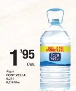 SPAR Fragadis FONT VELLA Aigua oferta
