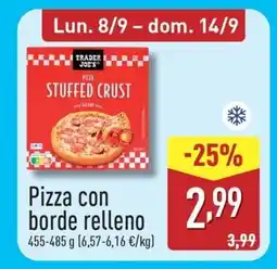 ALDI Pizza con borde relleno oferta