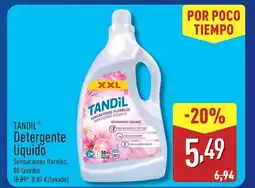 ALDI TANDIL Detergente Líquido oferta