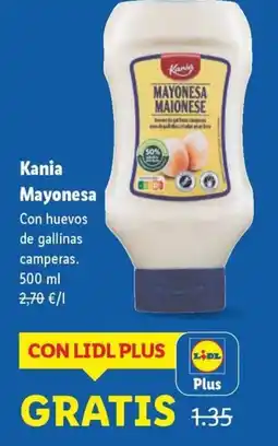 Lidl KANIA Mayonesa oferta