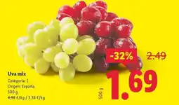 Lidl Uva mix oferta