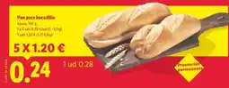 Lidl Pan para bocadillo oferta