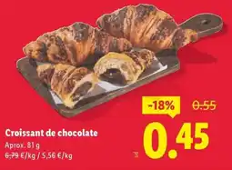 Lidl Croissant de chocolate oferta