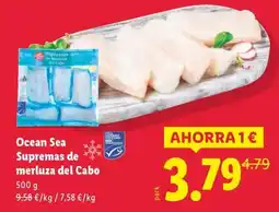 Lidl Ocean Sea Supremas de merluza del Cabo oferta