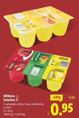 Lidl MILBONA Gelatina oferta