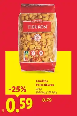 Lidl COMBINO Pasta tiburón oferta