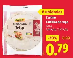 Lidl TASTINO Tortillas de trigo oferta