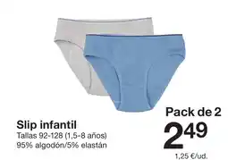 Zeeman Slip infantil oferta