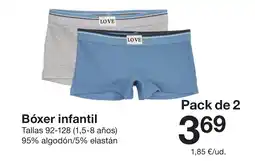 Zeeman Bóxer infantil oferta