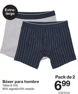 Zeeman Bóxer para hombre oferta