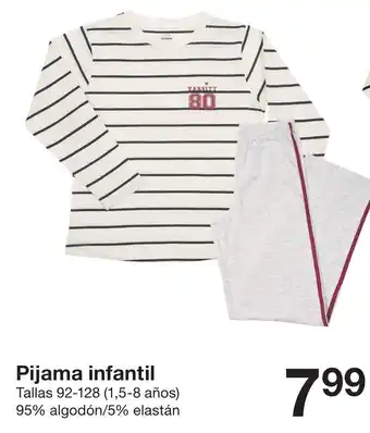 Zeeman Pijama infantil oferta