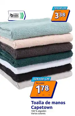 Action Toalla de manos Capetown oferta