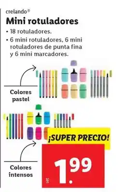 Ocine Crelando - mini rotuladores oferta