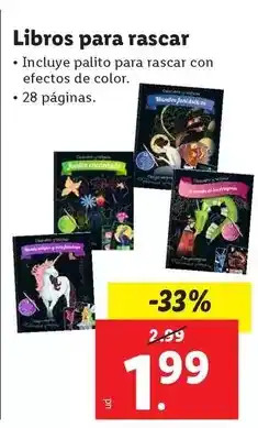 Ocine Libros para rascar oferta