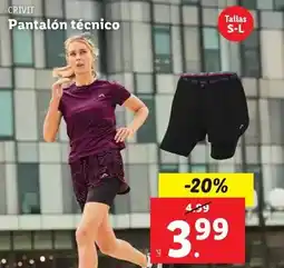 Ocine Crivit - pantalón técnico oferta