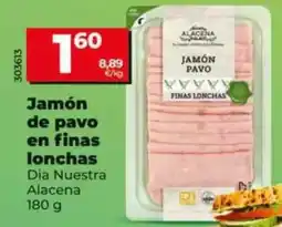 Dia Dia nuestra alacena - jamón de pavo en finas lonchas oferta