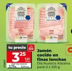 Dia Dia nuestra alacena - jamón cocido en finas lonchas oferta