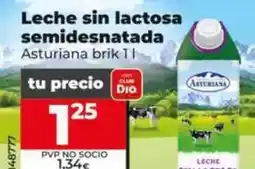 Dia Asturiana - leche sin lactosa semidesnatada oferta