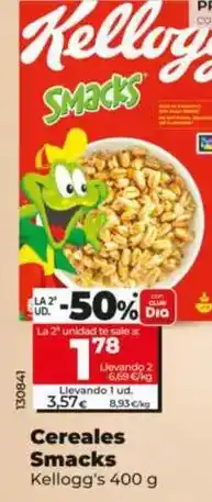 Dia Kellogg's - cereales smacks oferta