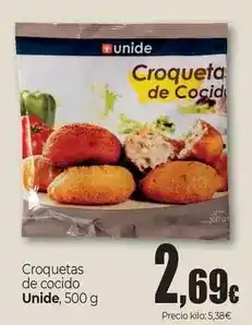Unide Market Unide - croquetas de cocido oferta