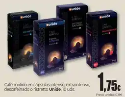 Unide Market Unide - café molido en cápsulas intenso oferta
