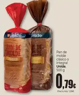 Unide Market Unide - pan de molde clasico o integral oferta