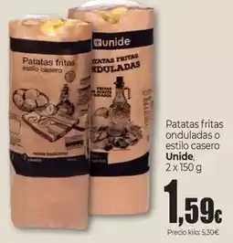 Unide Market Unide - patatas fritas onduladas o estilo casero oferta