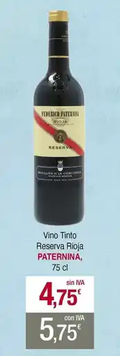 Masymas Paternina - vino tinto reserva rioja oferta