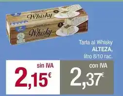 Masymas Alteza - tarta al whisky oferta
